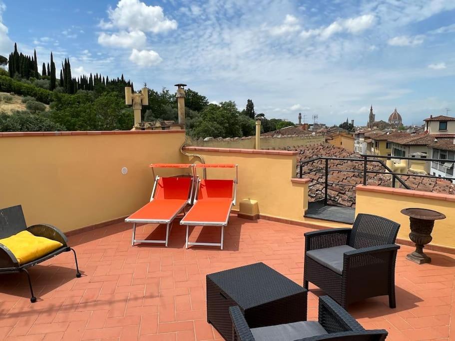 Terrace View Florence Attic Kültér fotó